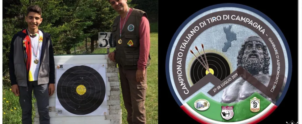 Mauro Quintano e Simone Dezani tra gli arcieri ai Campionati Italiani H&F