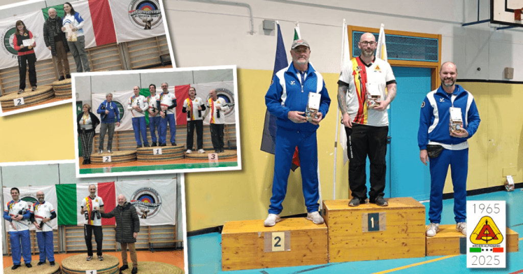 18-19 gennaio 2025: “Arcieri Alpignano brillano tra Cuneo e Venaria”