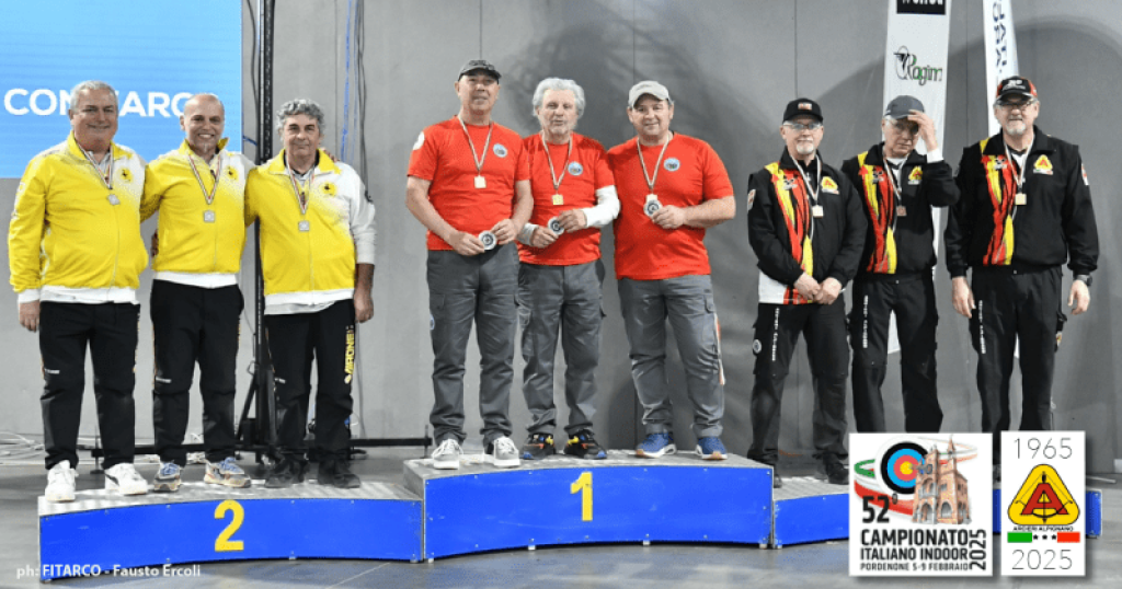 6-9 febbraio 2025: “A Pordenone arriva il Bronzo di Squadra nel Compound Master Maschile”