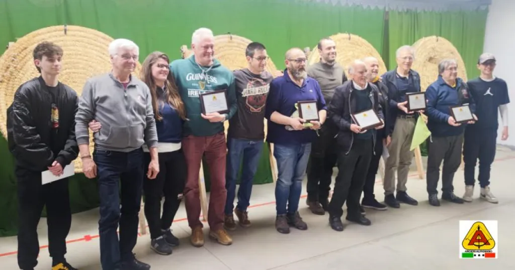 24 marzo 2023 – I Soci ARC.A premiati durante la Riunione Annuale degli Arcieri Alpignano