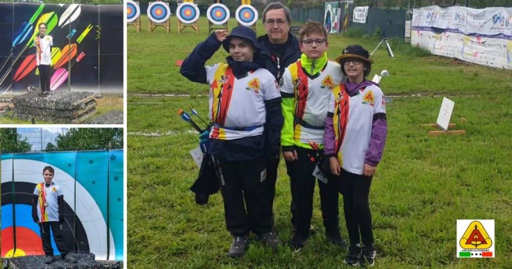14 maggio 2023 – I Piccoli arcieri dell’Alpignano, protagonisti al Regionale Giovanile Targa