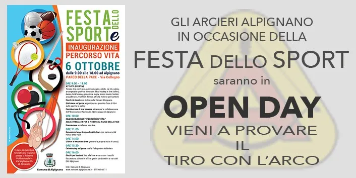 6 Ottobre 2019 OPEN DAY